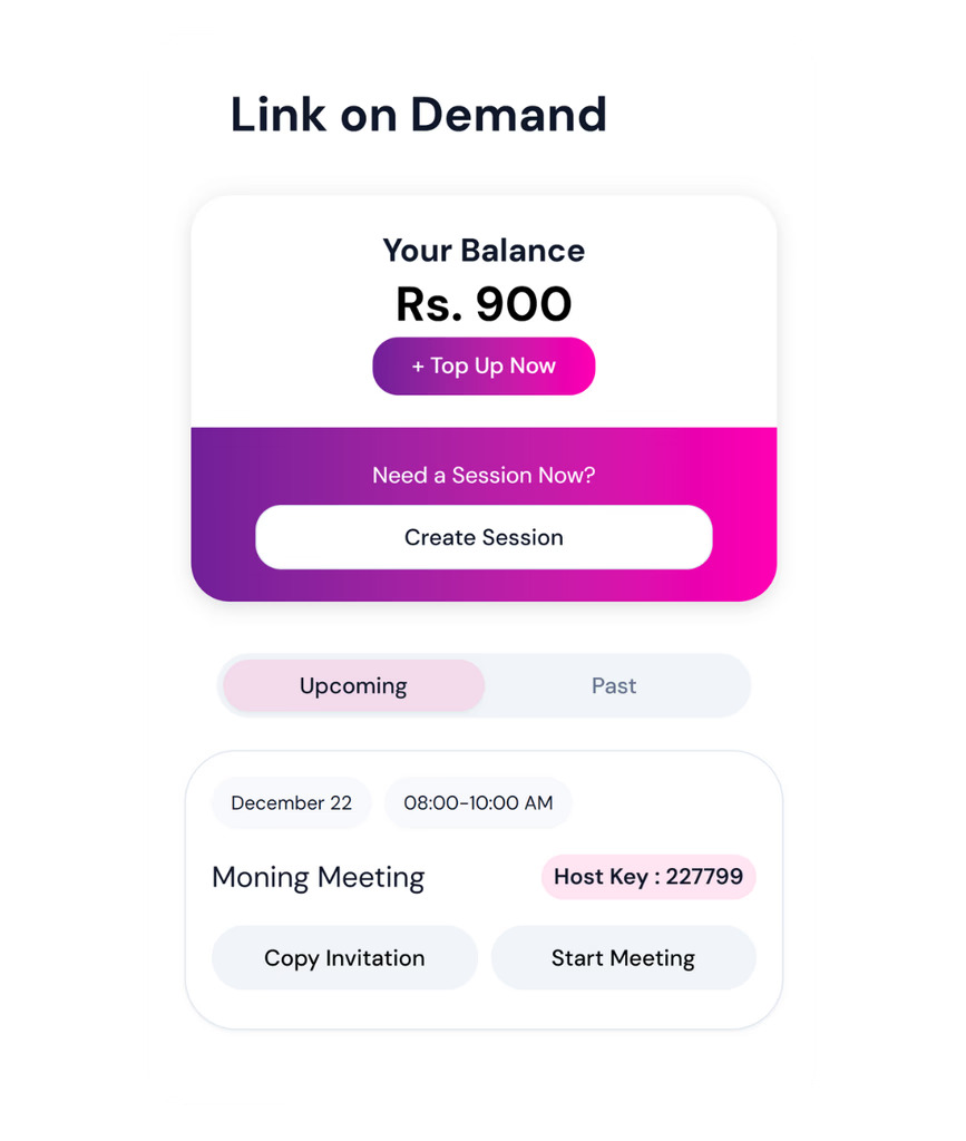 Link on Demand – Smarter Zoom Sessions